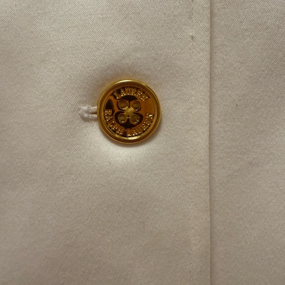 LAUREN RALPH LAUREN White Cotton Preppy Minimalist Blazer | Women’s XL - Picture 3 of 4